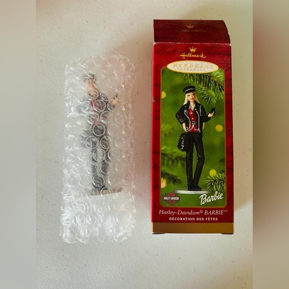 Harley-Davidson barbie ornament hallmark ornament - Picture 2 of 3